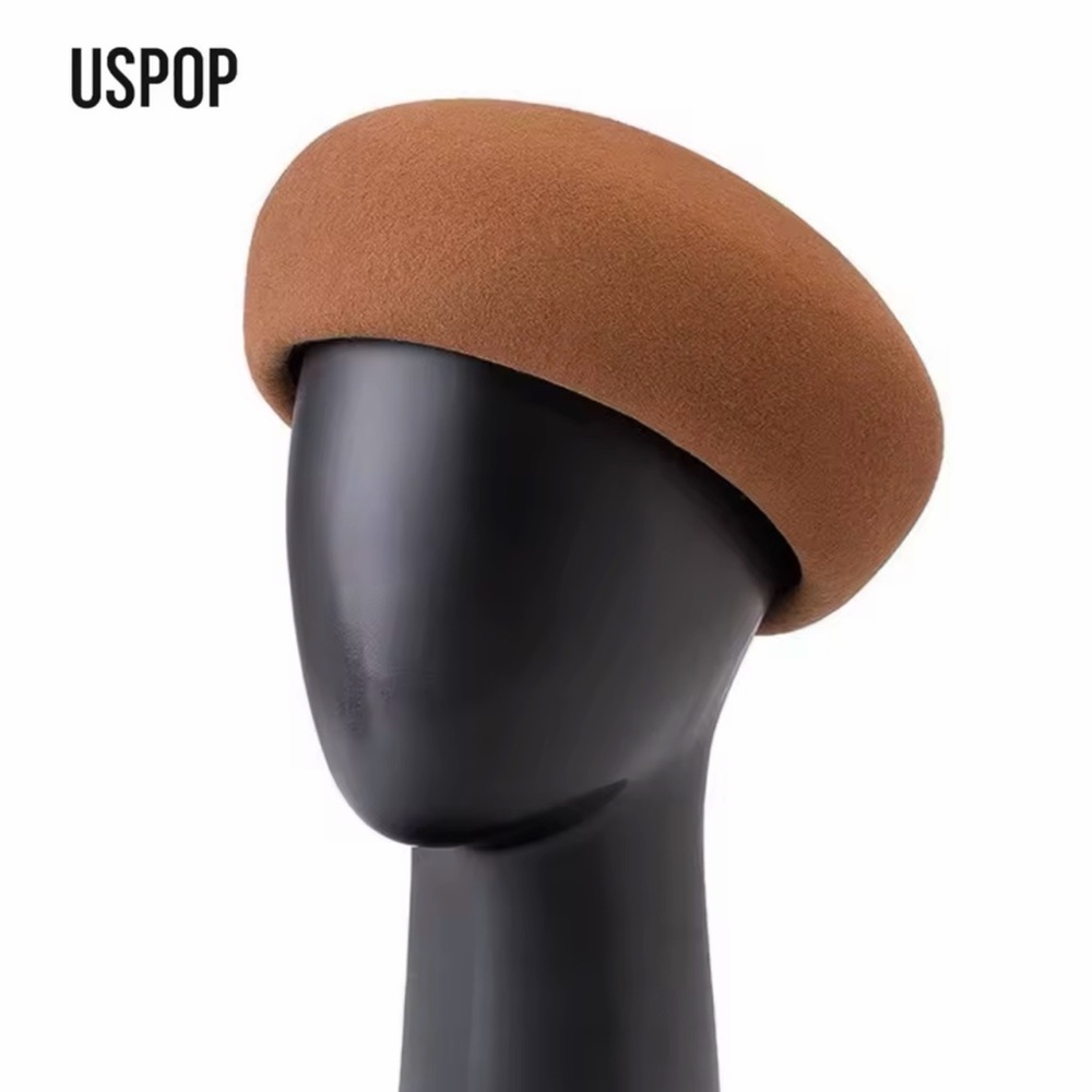 Pop Classic Tan Beret Hat